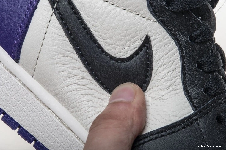 Air 1 Retro Purple Jordan High 555088-501 OG Court 1221